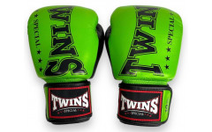 Боксерские перчатки TWINS Special BGVL3-2TA green black 12 oz Боксерские перчатки TWINS Special BGVL3-2TA green black 12 oz