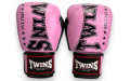 Боксерские перчатки TWINS Special BGVL3-2TA pink black 10 oz Боксерские перчатки TWINS Special BGVL3-2TA pink black 10 oz