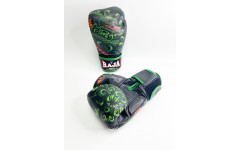 Боксерские перчатки Raja Snake Green 14 oz