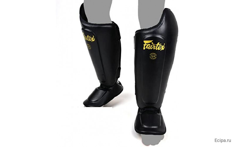 Защита голени Fairtex SP8 black L