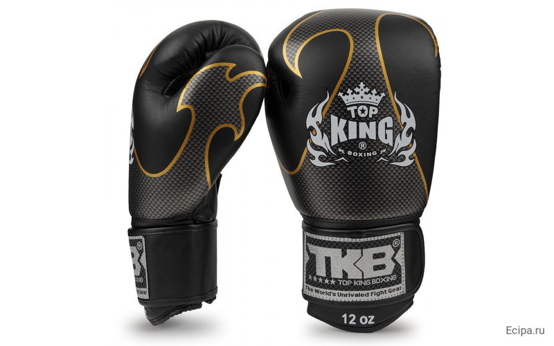 Боксерские перчатки TKB Empower Black Silver 12 oz