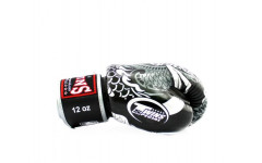 Боксерские перчатки Twins Special FBGVL3-52 Dragon black-silver 14 oz Боксерские перчатки Twins Special FBGVL3-52 Dragon black-silver 14 oz