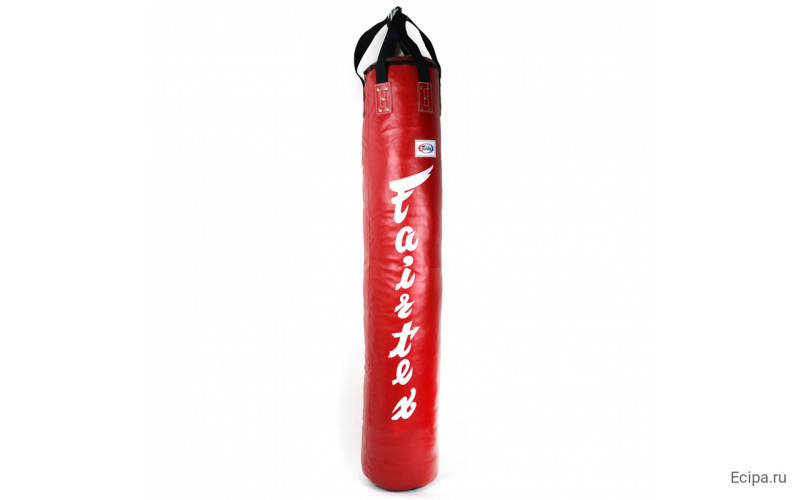 Боксерский мешок HB6 Fairtex red Muaythai Banana Bag (БЕЗ НАПОЛНЕНИЯ)