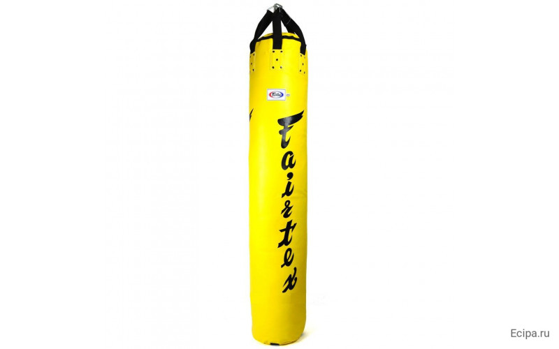 Боксерский мешок HB6 Fairtex yellow Muaythai Banana Bag (БЕЗ НАПОЛНЕНИЯ)