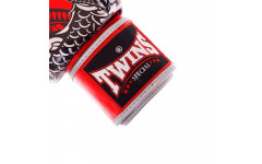 Боксерские перчатки Twins Special FBGVL3-52 Dragon red silver 12 oz Боксерские перчатки Twins Special FBGVL3-52 Dragon red silver 12 oz