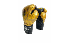 Боксерские перчатки TKB Happiness Chinese black 16 oz Боксерские перчатки TKB Happiness Chinese black 16 oz