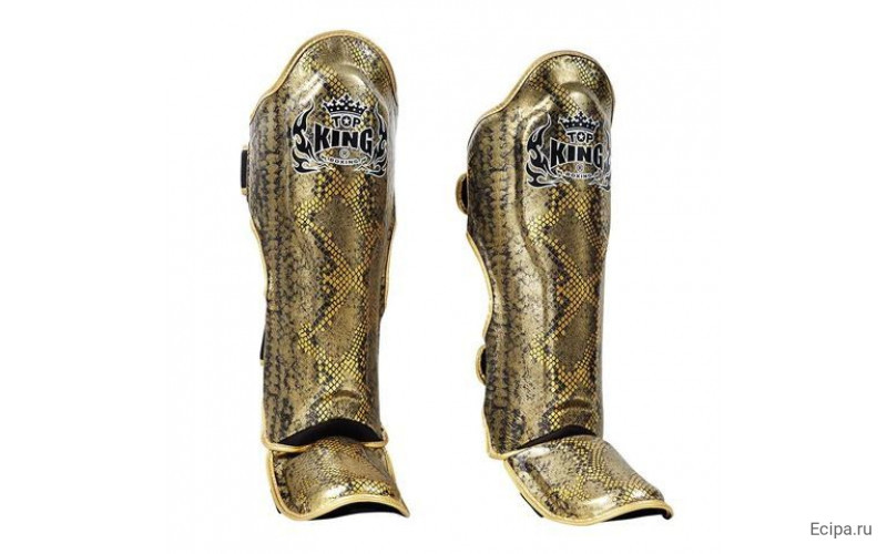 Защита голени Top King Shinguards Super Snake TKSGSS02 Black (Gold) - L