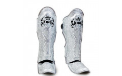 Защита голени Top King Shinguards "Super Snake" TKSGSS02 White (Silver) - XL Защита голени Top King Shinguards "Super Snake" TKSGSS02 White (Silver) - XL