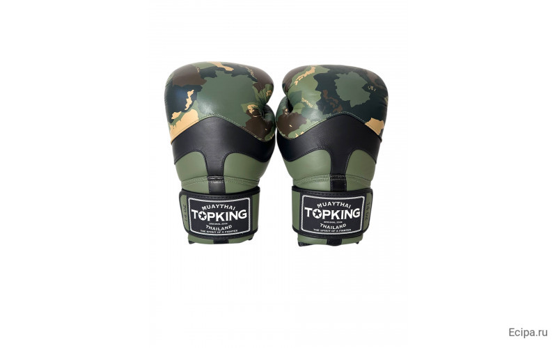 Боксёрские перчатки TKB CAMOUFLAGE green 14 oz