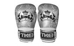 Боксерские перчатки TKB Snake Black Silver 10 oz