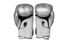 Боксерские перчатки TKB Snake Black Silver 10 oz