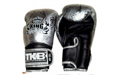 Боксерские перчатки TKB Snake Black Silver 12 oz Боксерские перчатки TKB Snake Black Silver 12 oz