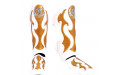Защита голени Top King TKSGEM-01 Empower Creativity white-gold - XL