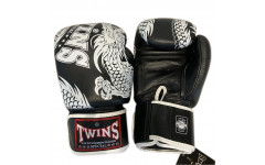 Боксерские перчатки TWINS Special FBGVL3-49 black white 12 oz Боксерские перчатки TWINS Special FBGVL3-49 black white 12 oz