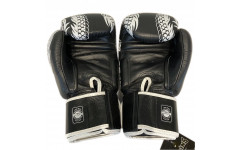 Боксерские перчатки TWINS Special FBGVL3-49 black white 16 oz Боксерские перчатки TWINS Special FBGVL3-49 black white 16 oz