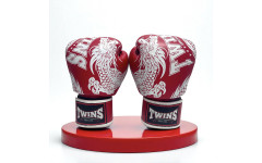 Боксерские перчатки TWINS Special FBGVL3-49 red white 10 oz Боксерские перчатки TWINS Special FBGVL3-49 red white 10 oz