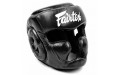 Шлем Fairtex HG13 black (Lace Up) L Шлем Fairtex HG13 black (Lace Up) L