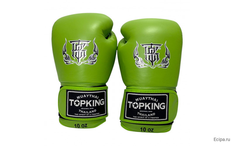 Боксёрские перчатки Top King Ultimate TKBGUV green 12 oz