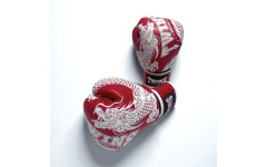 Боксерские перчатки TWINS Special FBGVL3-49 red white 14 oz Боксерские перчатки TWINS Special FBGVL3-49 red white 14 oz