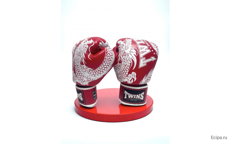 Боксерские перчатки TWINS Special FBGVL3-49 red white 16 oz