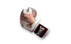 Боксерские перчатки TWINS Special FBGVL3-49 white brown 14 oz Боксерские перчатки TWINS Special FBGVL3-49 white brown 14 oz