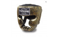 Боксерский шлем Top King Gold / Black Snake Edition Head Guard XL