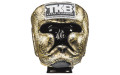 Боксерский шлем Top King Gold / Black Snake Edition Head Guard XL