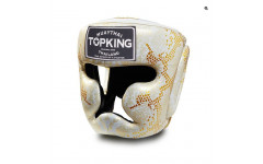 Боксерский шлем TKHGSS-02 WH\GD Gold "Snake Edition" Head Guard M