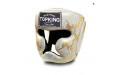 Боксерский шлем Top King Gold / White Snake Edition Head Guard XL