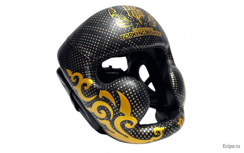 Боксерский шлем Top King Kanok black XL