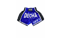 Шорты для тайского бокса Decha синий-черный XL
