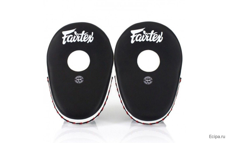 Лапы боксерские Fairtex FMV13 black white