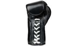 Боксерские перчатки на шнурке Fairtex BGL7 black 12 oz