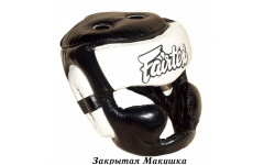 Шлем Fairtex HG13 black white (Full Head) L Шлем Fairtex HG13 black white (Full Head) L