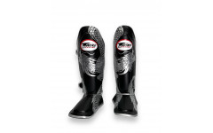 Защита голени Twins Special FSGL10-49 black silver - L