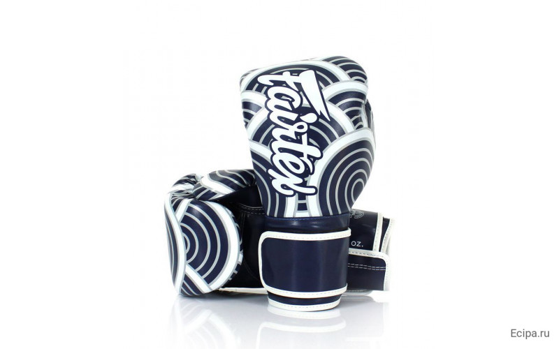 Боксерские перчатки Fairtex BGV14 Japanese blue 14 oz