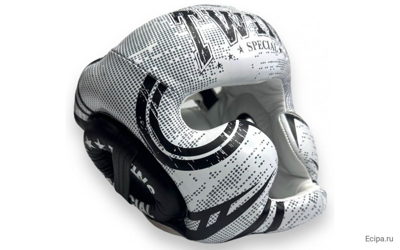 Шлем боксерский Twins Special FHGL3-TW5 white black L