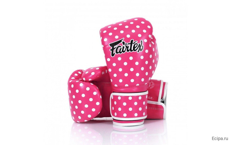 Боксерские перчатки Fairtex BGV14 polka dot 10 oz