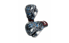 Боксерские перчатки Twins FBGVL3-58 (Кабуки) grey 8 oz Боксерские перчатки Twins FBGVL3-58 (Кабуки) grey 8 oz