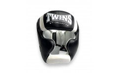 Шлем боксерский Twins Special HGL11 black white M Шлем боксерский Twins Special HGL11 black white M