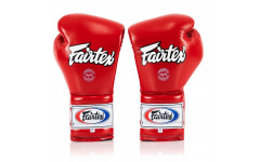 Перчатки боксерские на шнурке Fairtex BGL7 red 14 oz