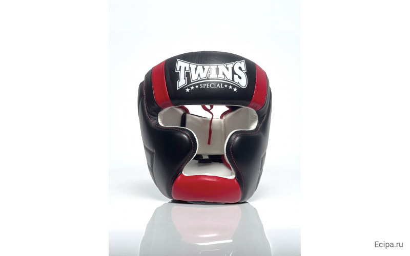 Шлем боксерский Twins Special HGL11 black red L