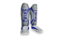 Защита голени Twins Special FSGL10-TW5 white blue L Защита голени Twins Special FSGL10-TW5 white blue L