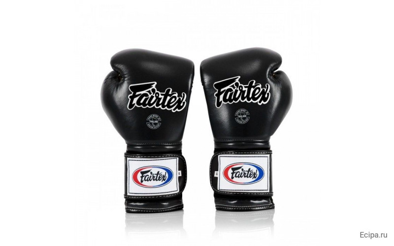 Боксерские перчатки Fairtex BGV9 black 12 oz