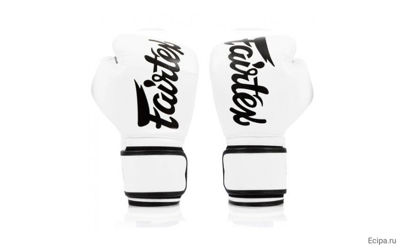 Боксерские перчатки Fairtex BGV14 white 10 oz
