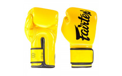 Боксерские перчатки Fairtex BGV14 yellow 14 oz Боксерские перчатки Fairtex BGV14 yellow 14 oz