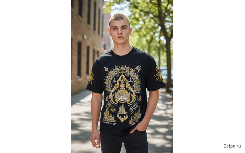 Футболка Тайский бокс Sakyant Gold XL