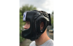Шлем для бокса Fairtex с бампером HG4 black M Шлем для бокса Fairtex с бампером HG4 black M
