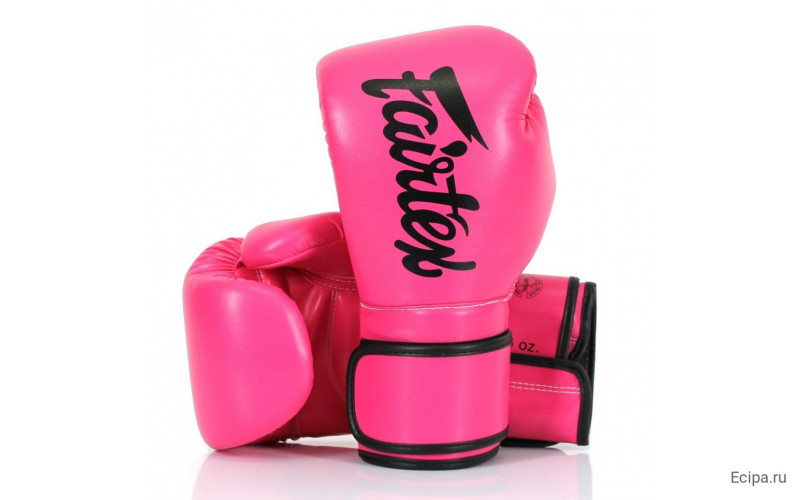 Боксерские перчатки Fairtex BGV14 pink 12 oz