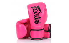 Боксерские перчатки Fairtex BGV14 pink-black 14 oz Боксерские перчатки Fairtex BGV14 pink-black 14 oz